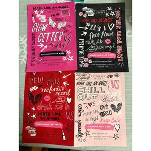 Victoria's Secret Mask Like An Angel Sheet Face Masks Set‎ of 4 new